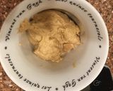 A picture of step 6 of Peanut Butter Mug Cake.