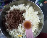 A picture of step 3 of Coconut Chocolate Modak.
