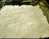 A picture of step 3 of Knafeh na'ameh (traditional palestinian recipe).