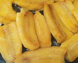 Foto langkah ke 4 dari resep Camilan Pisang Panggang Susu Keju Teflon Super Simple.