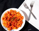A picture of step 11 of Dischi Volanti Vegetable Bolognese.