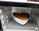 A picture of step 4 of Dark Chocolate cake.