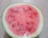 A picture of step 1 of Watermelon Punch Bowl.