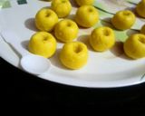 A picture of step 4 of Apple-shaped Kaju Sweets.