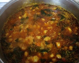 Foto del paso 6 de la receta: Garbanzos con espinacas y gambas