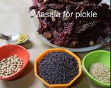 A picture of step 3 of Totapuri Mango Pickle.