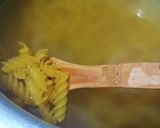 A picture of step 1 of Qeema masala Pasta.