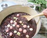 紫米紅豆湯圓粥（電鍋版之紅豆免泡水煮法）食譜步驟7照片