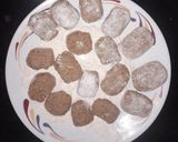 A picture of step 3 of Chicken nuggets.