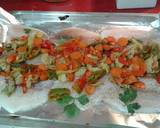 Foto del paso 2 de la receta: Tilapia, merluza, fletán... en papillote
