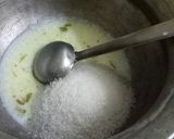A picture of step 5 of Coconut burfi.