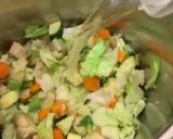 A picture of step 2 of Fresh Minestrone with Tubettini and Vegetable Purée from Scraps.