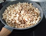 Foto del paso 3 de la receta Espaguetis con albóndigas de lentejas y champiñones