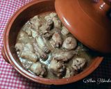 Foto del paso 16 de la receta Pollo en salsa de ajos con patatas fritas
