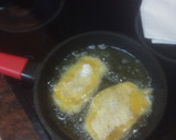Foto del paso 3 de la receta: San Jacobo de papas, bacon y queso con parrillada de verduras