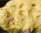 A picture of step 1 of Dal-paratha.