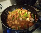 A picture of step 3 of Chicken chowmien.