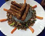 A picture of step 5 of Poha fingers.