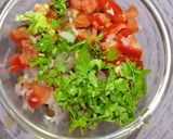 A picture of step 2 of Peanut Chaat.