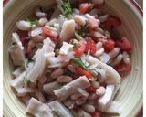 Foto del paso 1 de la receta: Ensalada Potente 💪🏼👌🏻 (TOMATE, POROTOS, MONDONGO Y CEBOLLA)