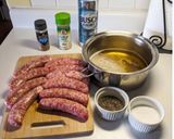 A picture of step 1 of Marius's Brat Mix.