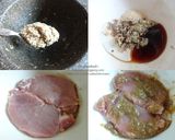 รูปขั้นตอนการทำที่ 1 ของ ขนมจีนแกงเขียวหวานหมูย่าง