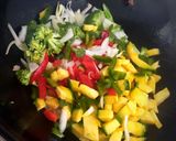Foto del paso 3 de la receta: Spaghettis con vegetales al Wok