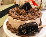 A picture of step 7 of Cakesicle Cake.