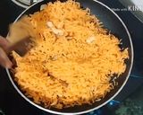 A picture of step 5 of Zarda Pulao Recipe Basant panchami Special Kesariya bhat.