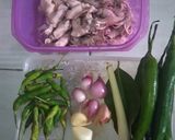 Foto langkah ke 1 dari resep Cumi asin cabe ijo.