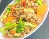 Foto langkah ke 7 dari resep Tumis Brokoli Daging Slice.