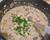Foto del paso 5 de la receta: Risotto de hongos, vegetales y carne 🥘