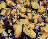 Áfonyás rakott császármorzsa (szénhidrát csökkentett) recept fázis 7 fotója
