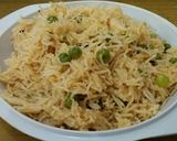 A picture of step 6 of Matar pulao.