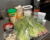 A picture of step 1 of Vietnamese Spinach Soup with Shrimp Balls (Canh Rau Tôm Viên).