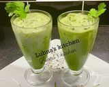 A picture of step 1 of Iced Matcha Latte:.