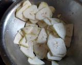 A picture of step 1 of Nendran banana chips.