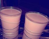 A picture of step 1 of Rose milk.