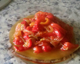 Foto del paso 1 de la receta: Pimientos rojos asados con cebolla caramelizada