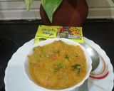 A picture of step 7 of Pumpkin Masala with maggi masala e magic.