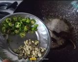 A picture of step 3 of Lemon Rice / SouthIndian Chitranna Rice.