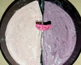 A picture of step 8 of Double berry cheesecake (raspberry+blueberry).