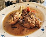 Foto del paso 11 de la receta: Pollo guisado con boletus y trufa