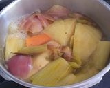 Foto del paso 4 de la receta: Cocido sin grasa con pollo a mi manera