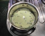 A picture of step 3 of Banana kheer.