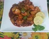 A picture of step 5 of Chicken shashilic.