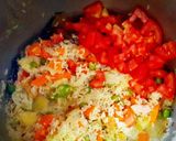 A picture of step 4 of Simple vegetable biryani in pressure cooker.