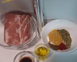 Foto del paso 1 de la receta Lomo de cerdo al horno adobado con especias y mostaza dulce