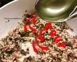 A picture of step 4 of Mushroom Risotto.