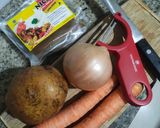 Foto langkah ke 1 dari resep Nasi chicken katsu bumbu kare Jepang.